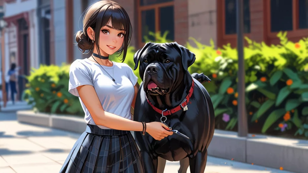 Enseña a tu perro a caminar con correa.